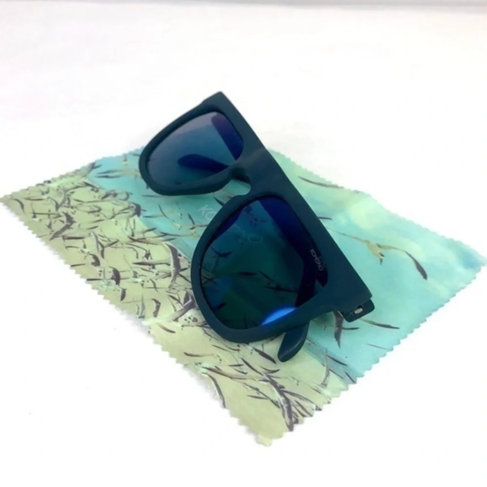 KOMONO Bennet Midnight Blue Rubber Sunglas…